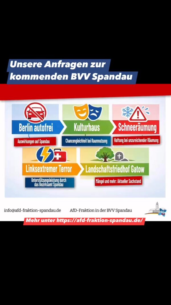Mehr unter https://afd-fraktion-spandau.de/

 #bvv  #Spandau